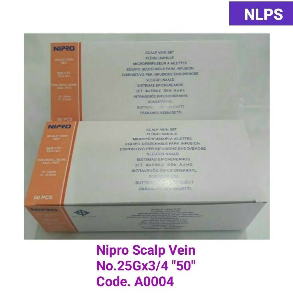 Nipro Scalp vein25Gx3/4