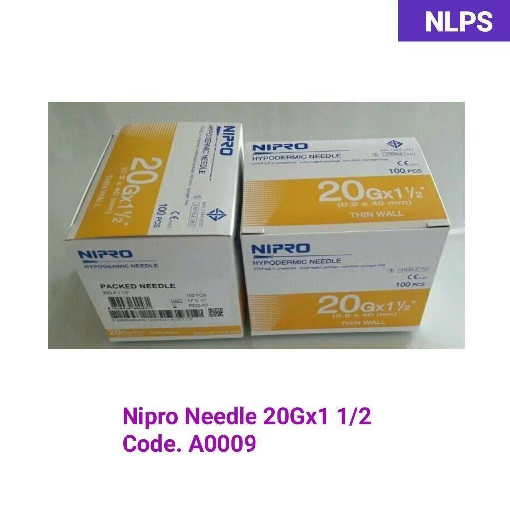 Nipro Needle 20Gx1 1/2''