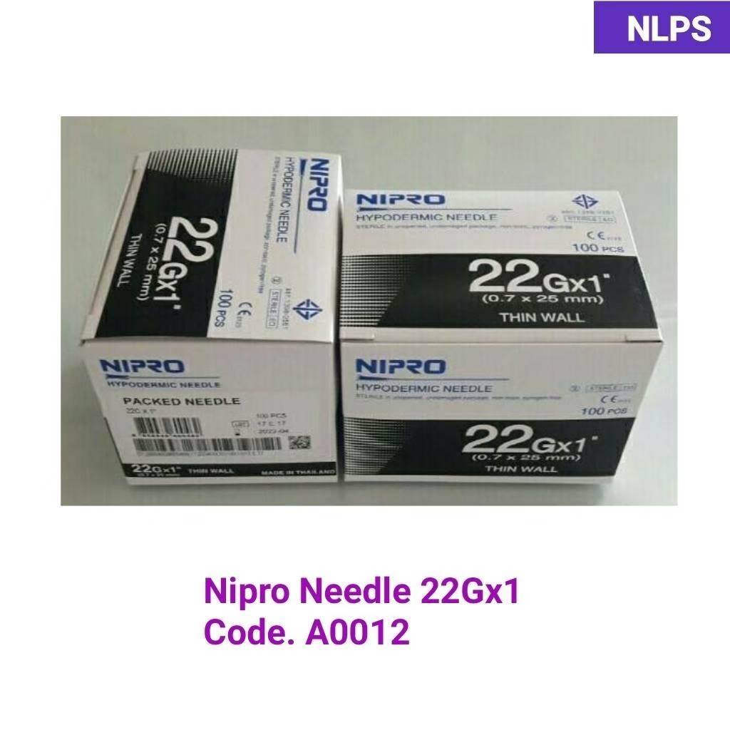 Nipro Needle 22Gx1''