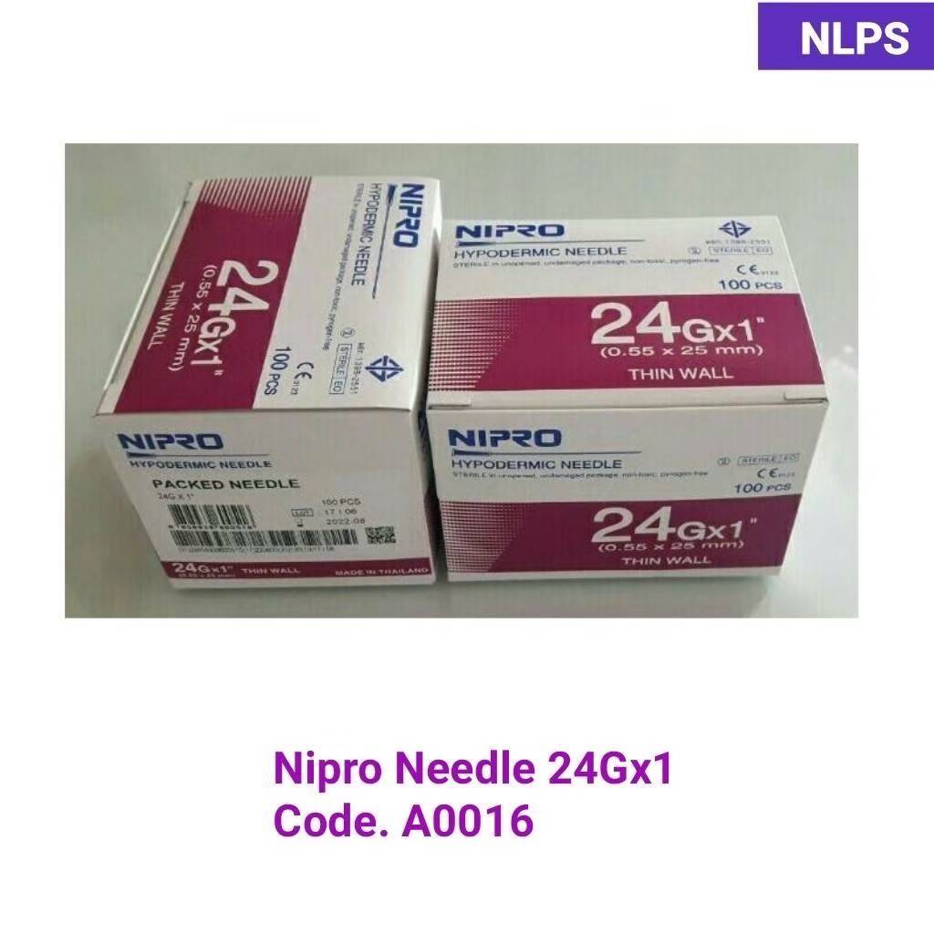 Nipro Needle 24Gx1''