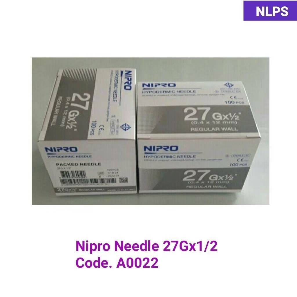 Nipro Needle 27Gx1/2''