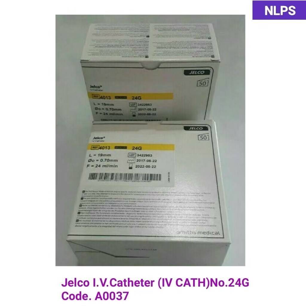 Jelco I.V. catheter (IV CATH) No. 24G