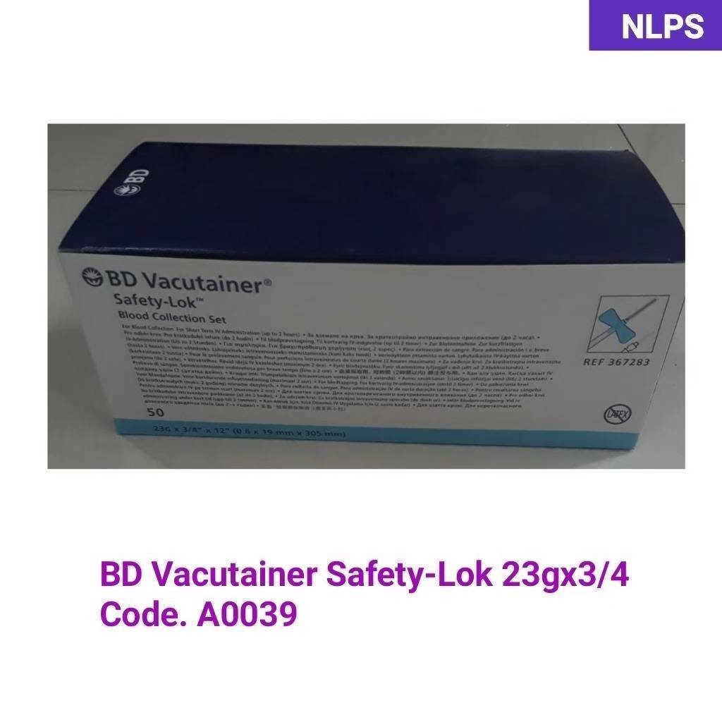 BD Vacutainer Safety-Lok 23gx3/4