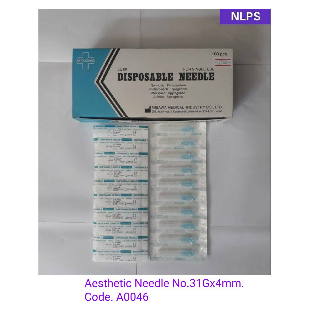 Aesthetic Needle No. 31Gx4 mm